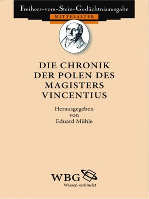 cover image of Die Chronik der Polen des Magisters Vincentius